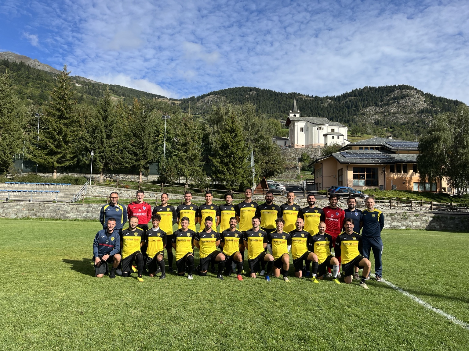 Formazione dei Callerones in ritiro