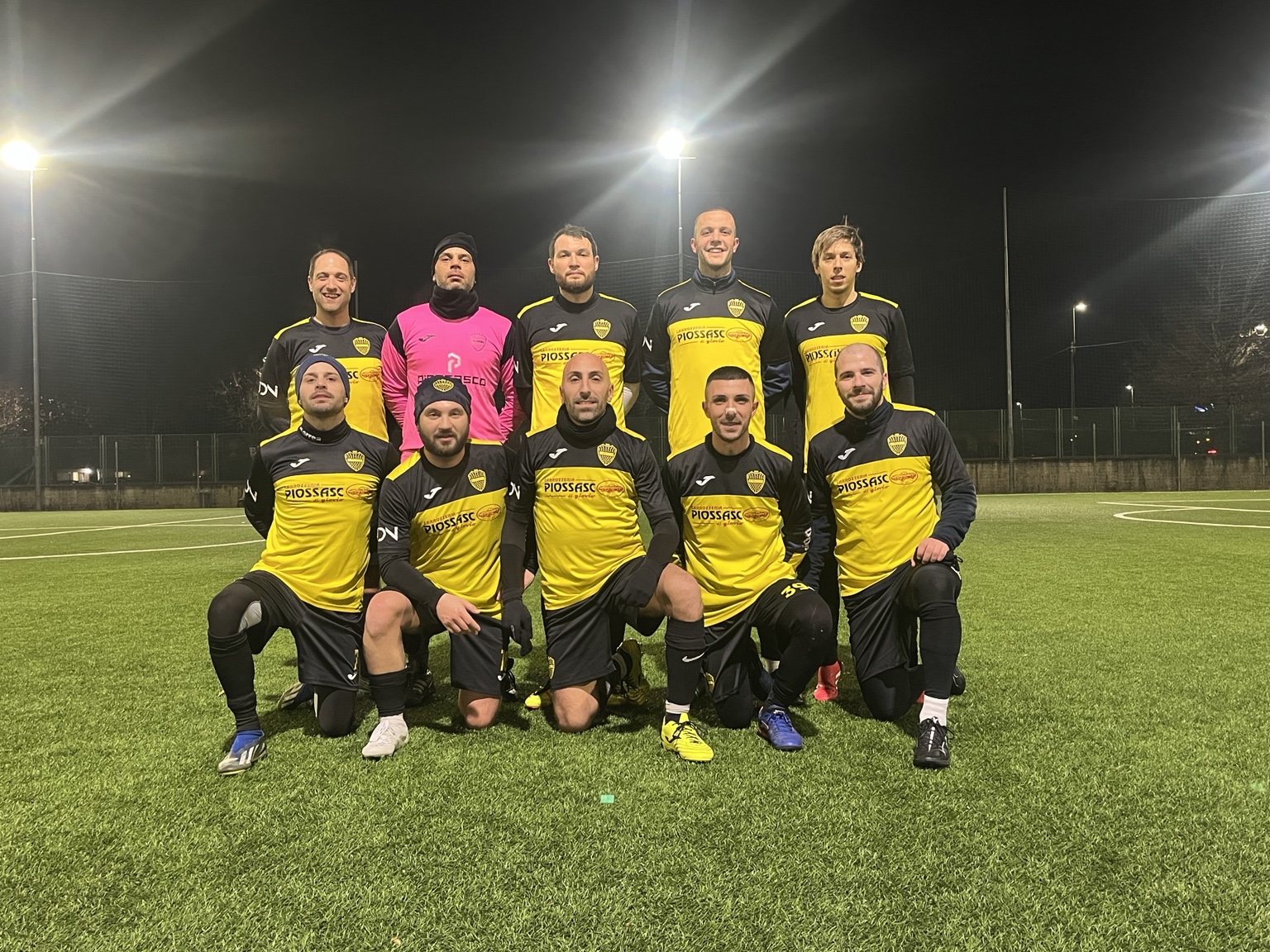 Formazione dei Callerones di calcio a 8